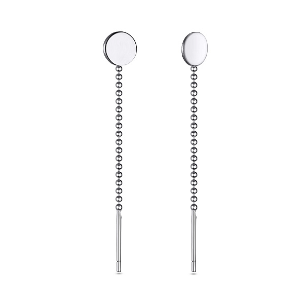 Серебряные серьги протяжки (арт. 7502/3388) – изображение 1