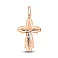 Золотой крестик с распятием (арт. 500496) – изображение 1
