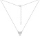 Серебряное колье Сердце с фианитами (арт. 7507/2587) – изображение 2
