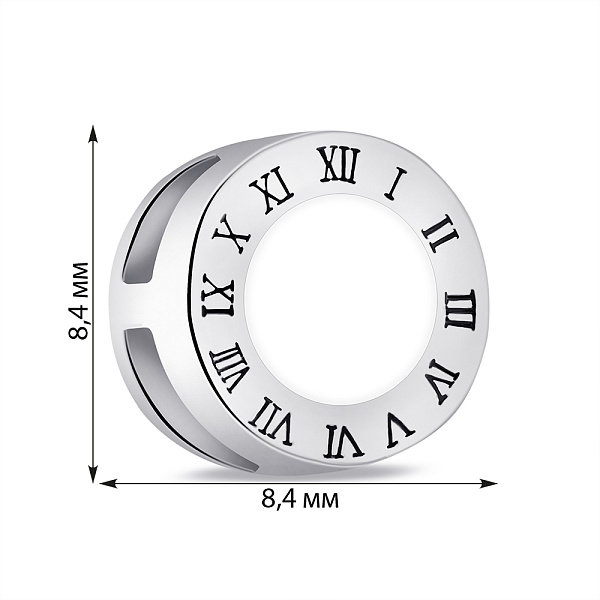 Срібний підвіс-шарм з емаллю (арт. 7503/3372/8еб) – зображення 2
