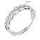 Серебряное кольцо с дорожкой из фианитов (арт. 7501/8274) – изображение 2