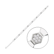 Серебряный браслет с фианитами (арт. 7509/5127)