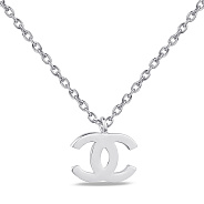 Серебряное колье без камней (арт. 7507/1697)