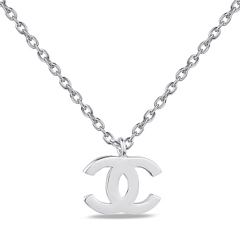 Фото Серебряное колье без камней (арт. 7507/1697)