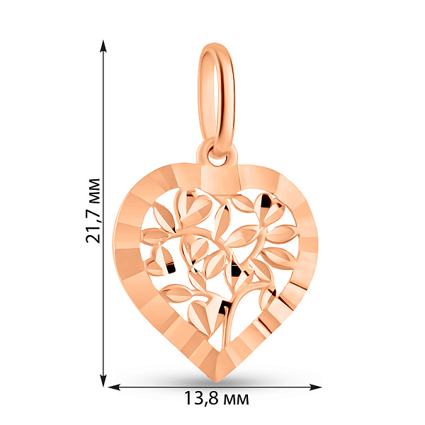 Золотой подвес (арт. 424805) – изображение 3