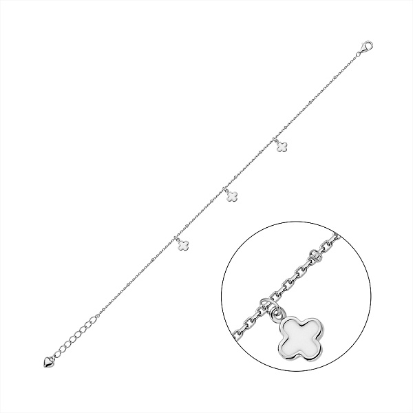 Браслет из серебра с эмалью (арт. 7509/4941/6еб) – изображение 1