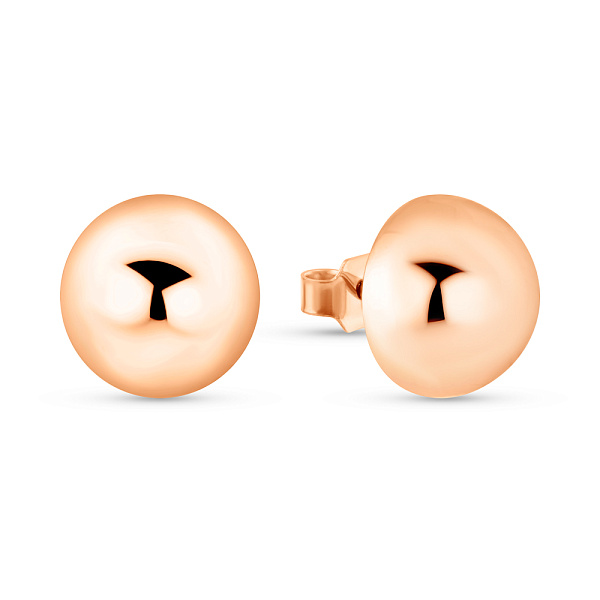 Золотые серьги-пусеты (арт. 1091273/1) – изображение 1