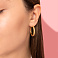 Золотые серьги кольца (арт. 1091633/25ж) – изображение 2