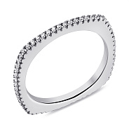 Фото Серебряное кольцо Trendy Style с фианитами (арт. 7501/6749)