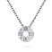 Серебряное колье с фианитами (арт. 7507/848) – изображение 1