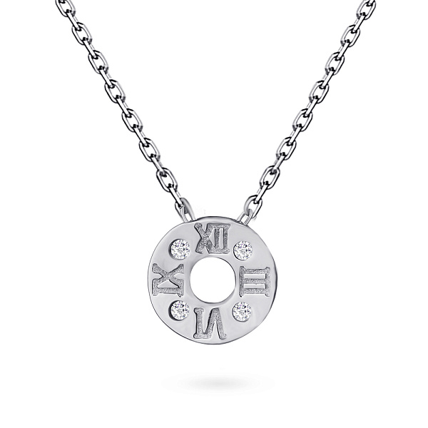 Серебряное колье с фианитами (арт. 7507/848) – изображение 1