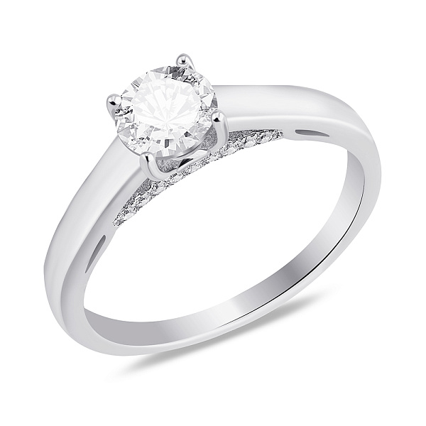 Серебряное кольцо с фианитами (арт. 7501/7047) – изображение 1