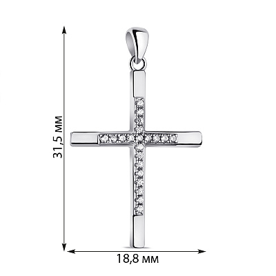 Срібний Хрестик (арт. 7503/4041)