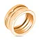Золота каблучка в червоному кольорі металу (арт. 152365) – зображення 1