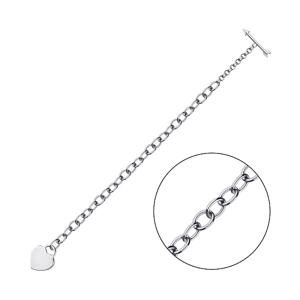 Браслет из серебра Сердце (арт. 7509/3723) – изображение 1