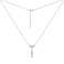 Серебряное колье с подвеской с фианитами (арт. 7507/2659) – изображение 2