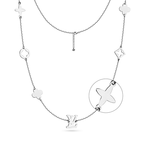 Кольє з білого золота (арт. 352019б) – зображення 1