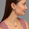 Золотое колье Сердце (арт. 360237) – изображение 4