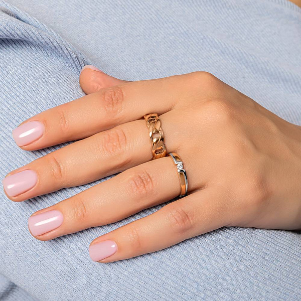 Массивное кольцо Francelli из красного золота (арт. 140904) – изображение 3