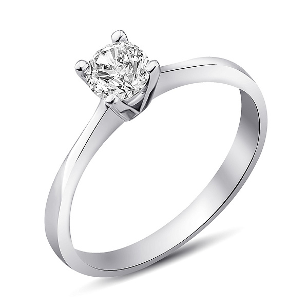 Серебряное кольцо с фианитом (арт. 7501/8157) – изображение 1