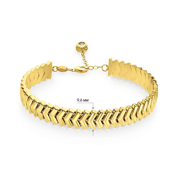 Браслет из желтого золота Francelli (арт. 326112ж) – изображение 4