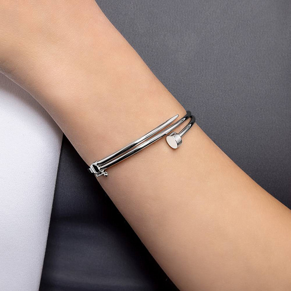 Золотий жіночий браслет «Цвях» (арт. 324144б) – зображення 2