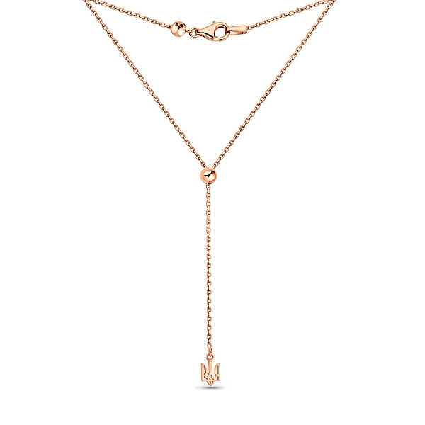 Колье Fly из красного золота Герб Украины-Трезубец (арт. 370088) – изображение 2