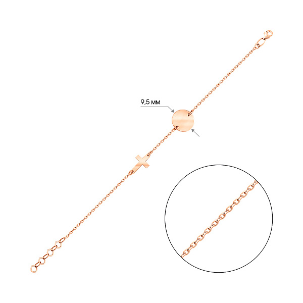 Золотой браслет (арт. 325527/10) – изображение 4