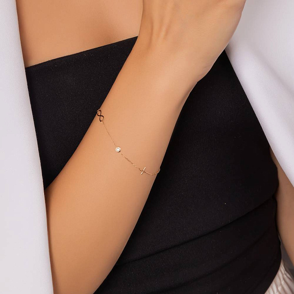 Браслет з червоного золота (арт. 326919) – зображення 3