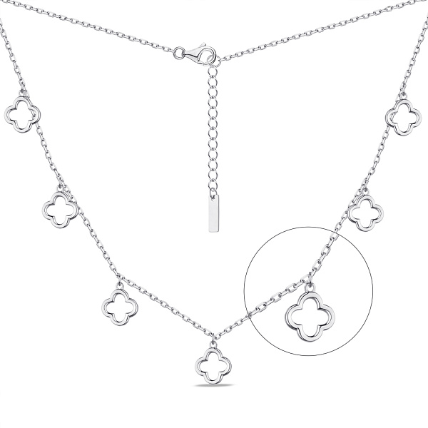 Кольє зі срібла Конюшина (арт. 7507/2017) – зображення 1