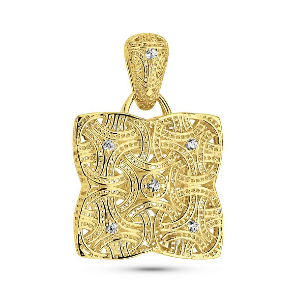 Кулониз желтого золота Francelli (арт. е424957ж) – изображение 1