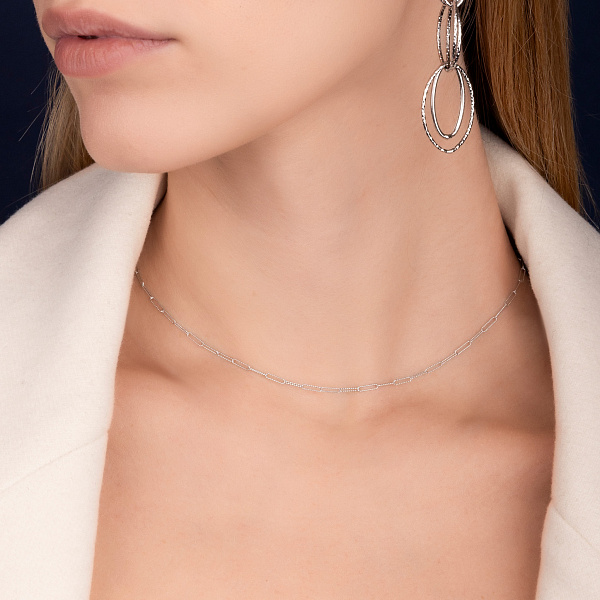 Колье Francelli из белого золота (арт. 352535б) – изображение 2