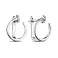 Сережки зі срібла "Цвяхи" з фіанітами (арт. 7502/4376) – зображення 1