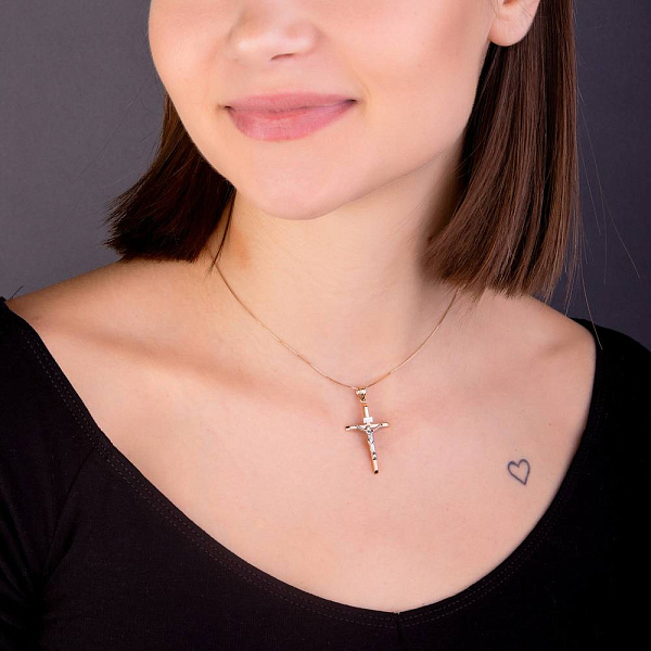 Золотий православний хрестик (арт. 500606) – зображення 5