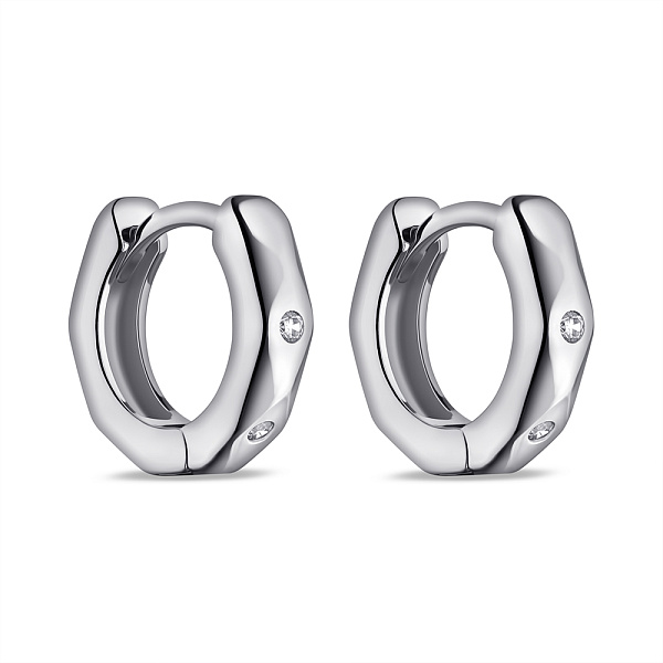 Серебряные серьги с фианитами (арт. 7502/9790/10) – изображение 1