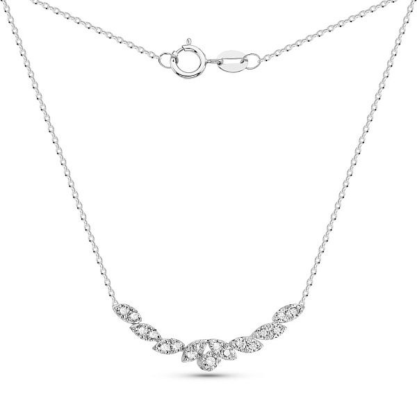 Золоте кольє з діамантами (арт. Ц341564030б) – зображення 2