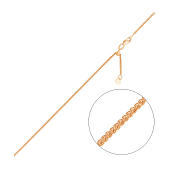 Золотая цепочка с регулируемой длиной (арт. ц303503рз)