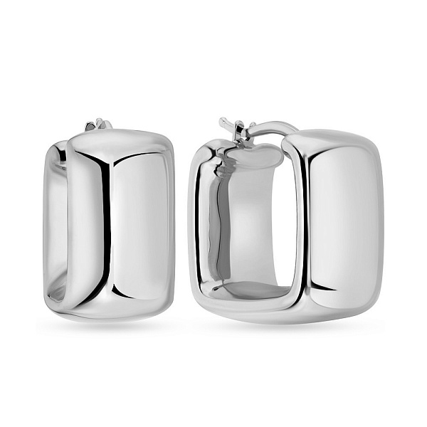 Сережки из белого золота Francelli (арт. е105491б) – изображение 1