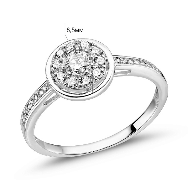 Золотое кольцо с бриллиантами (арт. 1191448202) – изображение 2