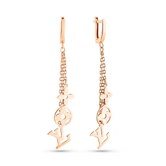 Золоті сережки з підвісками (арт. 105227)