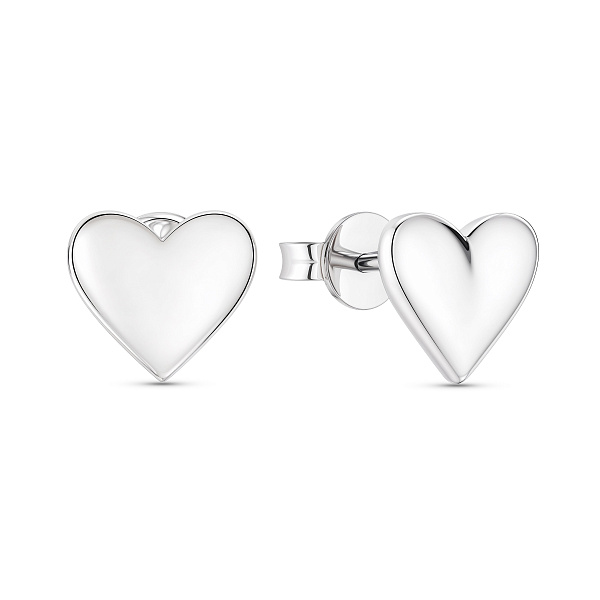 Серьги-пусеты из серебра без камней (арт. 7518/521308) – изображение 1