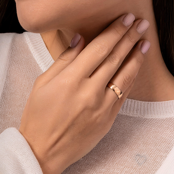 Обручальное кольцо из золота (арт. 239094) – изображение 3