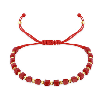 Браслет на нити с вставками из оникса и серебра (арт. 7309/2408жок)