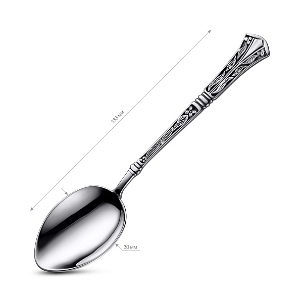 Срібна чайна ложка (арт. 7922/8100114) – зображення 2