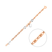 Золотий браслет з підвіскою (арт. 3261333кбП1)