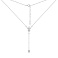 Серебряное колье-галстук с фианитами (арт. 7507/2497) – изображение 2