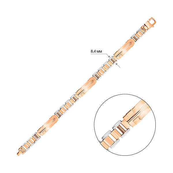 Золотой браслет без вставок (арт. 3261213кб) – изображение 3