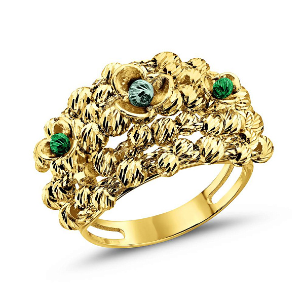 Золотое кольцо Francelli (арт. 156603жгз) – изображение 1