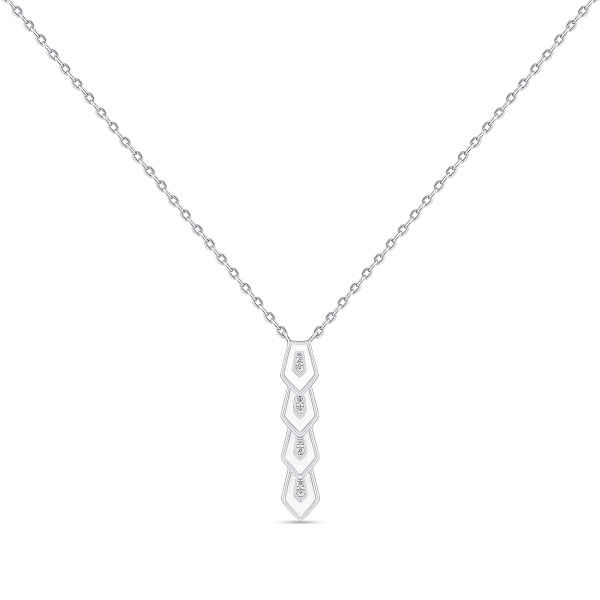 Серебряное колье с эмалью (арт. 7507/2373еб) – изображение 1