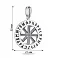 Срібний підвіс-оберіг (арт. 7903/1444) – зображення 2